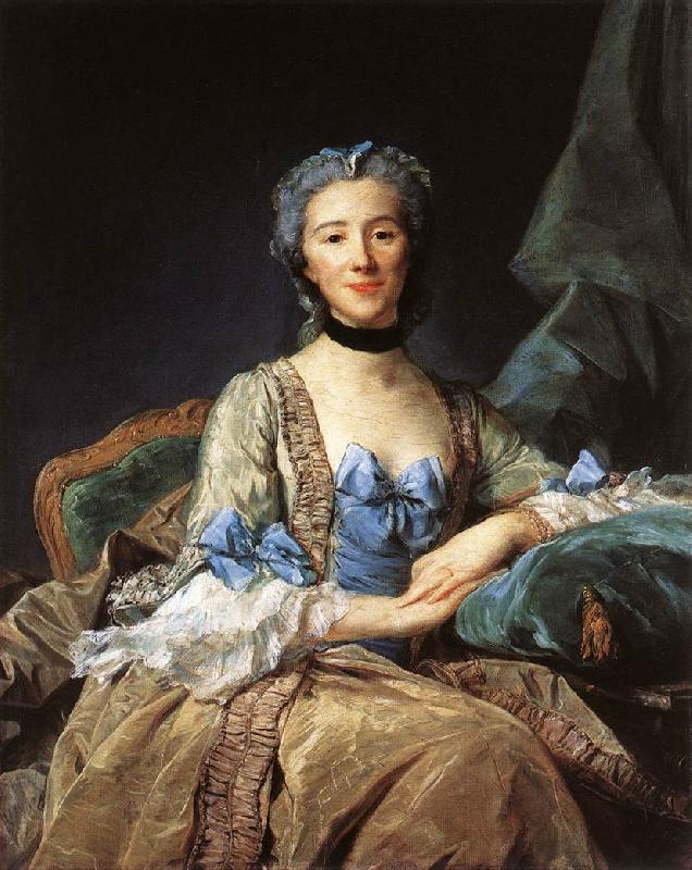PERRONNEAU, Jean-Baptiste Madame de Sorquainville af Sweden oil painting art